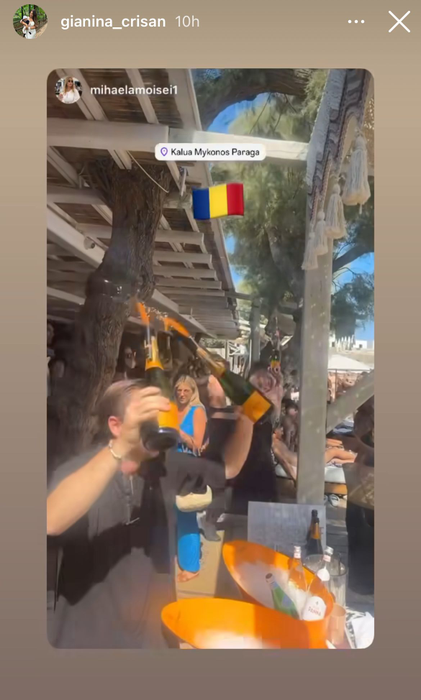 Gianina a fugit de acasă şi a uitat de Pescobar! Party nebun doar cu fetele în Mykonos. FOTO şi VIDEO