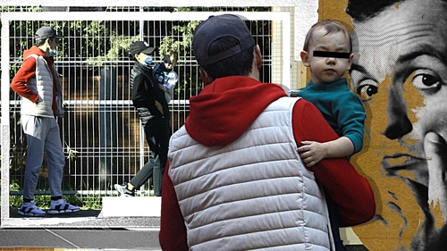 La 1 an și 5 luni, băiețelul lui Ștefan Bănică Jr. seamănă izbitor cu celebrul lui bunic