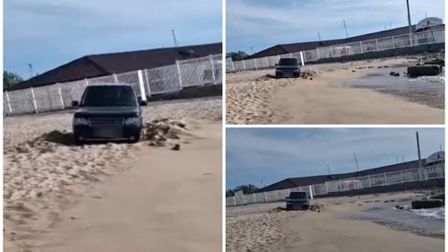 Ce a apărut pe plajă la Eforie, în plină zi. Turiştii au privit uimiţi