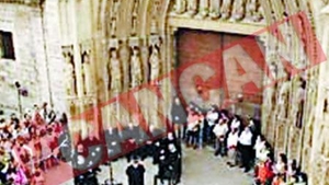 Semafoare in catedrala