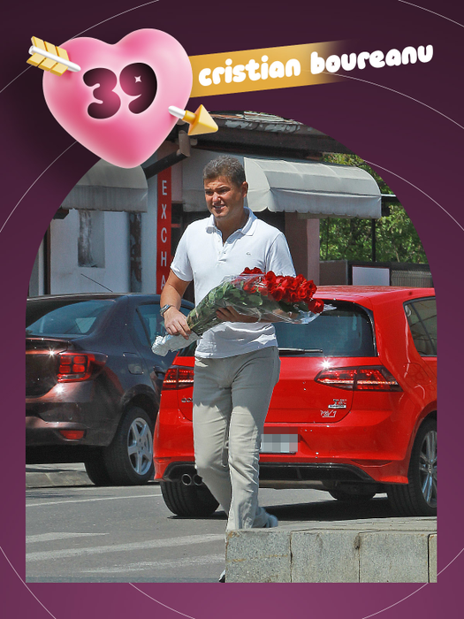 Bianca Drăgușanu, Cristina Pucean și Ramona Olaru, răsfățate peste măsură! Top 40 iubăreți cu brațele pline de flori, de Valentine’s Day