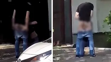 VIDEO INCREDIBIL. Doi tineri din Iași au fost filmați întreținând relații intime în plină stradă. Imaginile au ajuns direct la Poliție și...