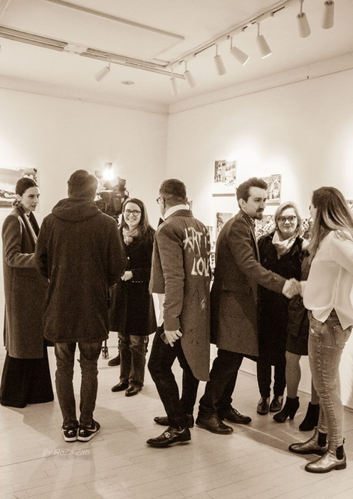 Eduard Uzunov și Andreea Berecleanu, la galeria de artă