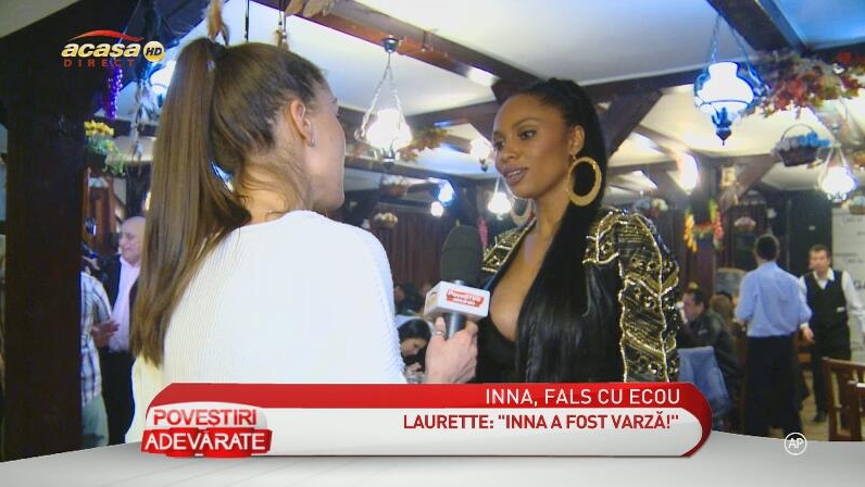 Laurette e convinsă că are voce mai bună decât Inna: "E varză. Şi eu cântam mai bine decât ea la Braşov"