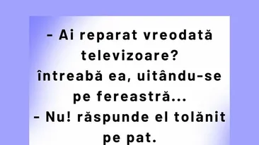 BANCUL ZILEI | Băiatul care repară televizoare