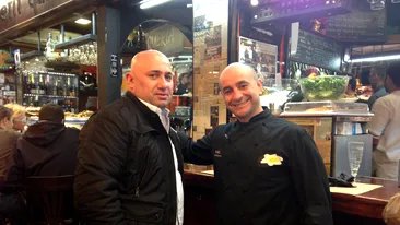 Chef Catalin Scarlatescu a gatit in celebra piata La Boqueria din Barcelona