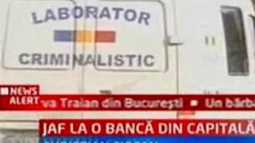 VIDEO Jaf armat la o banca din zona Nerva Traian din Bucuresti