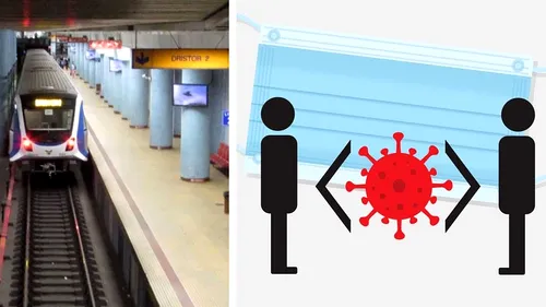 Noile reguli de la metrou, valabile în timpul stării de alertă în România! Masca de protecție este obligatorie, iar unii riscă amenzi până la 1.500 de lei