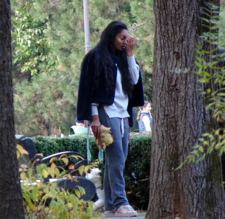 Laurette şi fiica ei au făcut o incursiune în parc