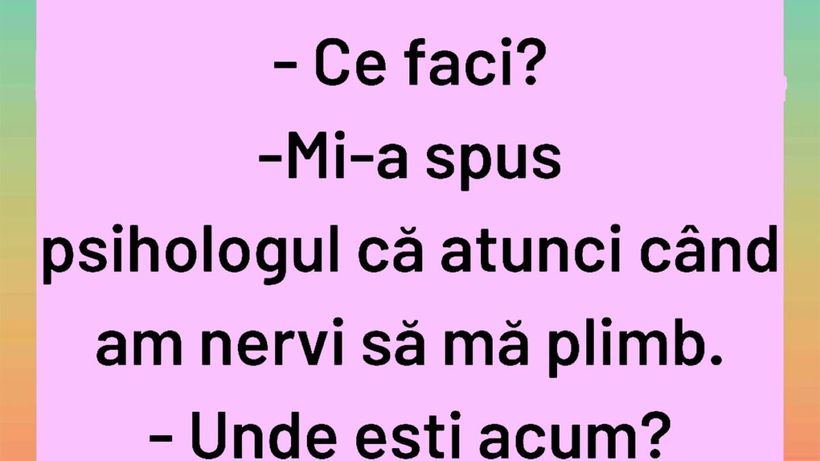 BANCUL ZILEI | Sfat psihologic