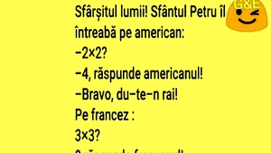 BANC | Este Sfârșitul Lumii. Sfântul Petru pune o întrebare americanului, francezului și moldoveanului