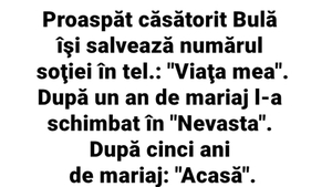 BANC | Proaspăt căsătorit, Bulă își salvează numărul soției în telefon: "Viața mea". După un an de mariaj...