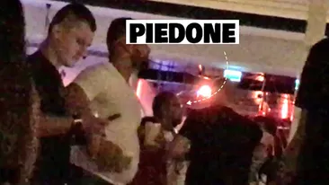 VIDEO EXCLUSIV Nu i-a mai suportat ”piruetele”. Soţia l-a părăsit pe Piedone… în club!