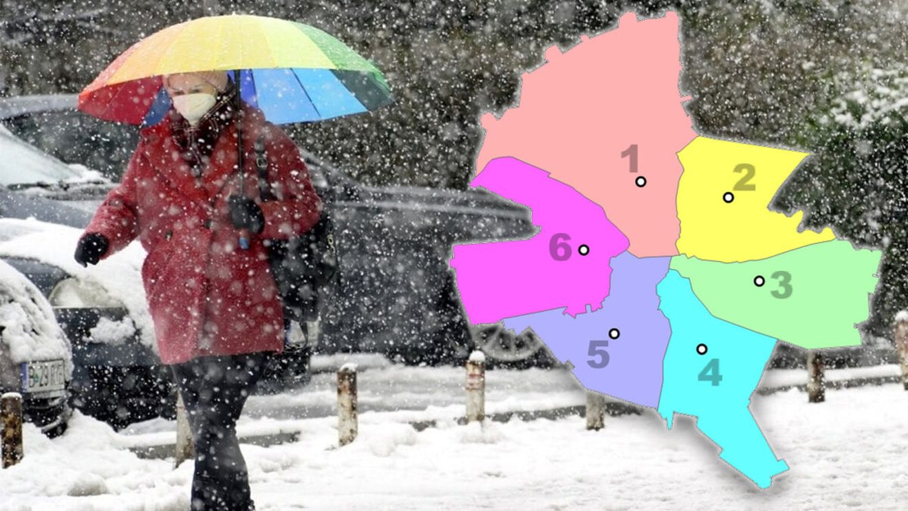 Prognoza Accuweather actualizată pentru România | La ce oră începe să ningă în București