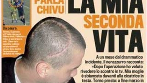 Chivu: "Adelina s-a albit la fata cand mi-a vazut cicatricea"