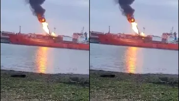 O localitate din România, evacuată în urma unui atac cu drone! O navă a fost lovită în timp ce trecea pe Dunăre