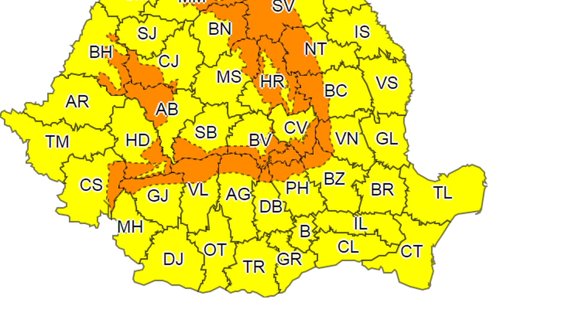 Alertă ANM! Meteorologii vin cu vești proaste. Cod portocaliu și galben de viscol și intensificări ale vântului