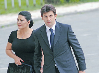 Ionut Lupescu, alături de soție