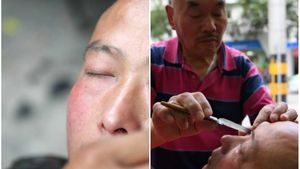 A mers la bărbier şi i-a cerut acestuia să îi radă OCHII! Explicaţia bărbatului e una absolut şocantă, iar imaginile au devenit rapid virale
