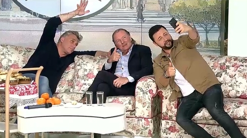 Armand Assante și Lior Ashkenazi, invitații lui Cătălin Măruță! Ce incident s-a petrecut în platoul de televiziune: "S-a spart"