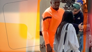 Usain Bolt a făcut show la filmări și a cucerit-o pe colega de platou. Cel mai rapid om din lume a întors toate privirile pe Calea Victoriei