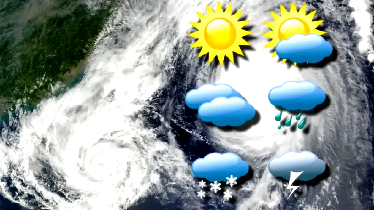 Când scăpăm de ninsori în București, potrivit meteorologilor Accuweather. Ninge sau nu de Paște?