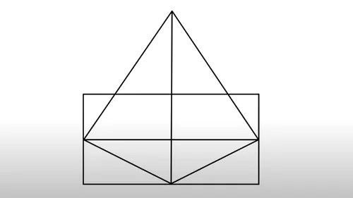 Test de inteligență | Câte triunghiuri sunt, în total, în această imagine: 11, 13, 15 sau 17?