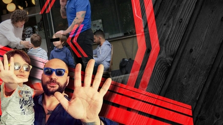 Super-filmări cu rebelul Cristi Mitrea & fiul  pe care îl are cu Andreea Mantea