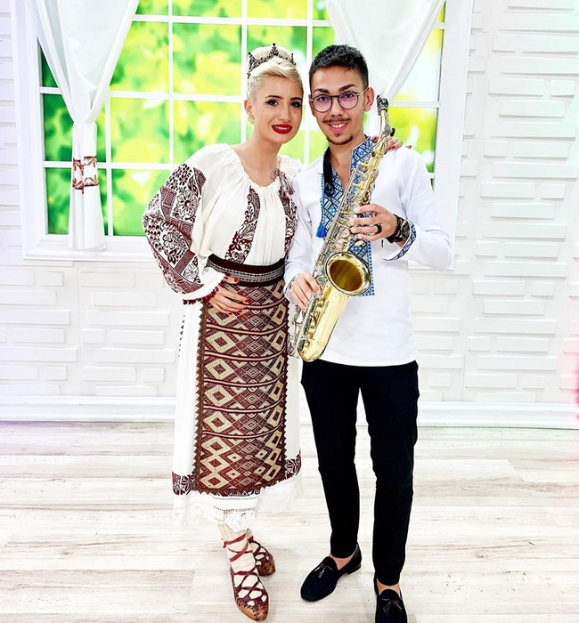 Armin Nicoară, alături de iubita lui, Claudia Puican