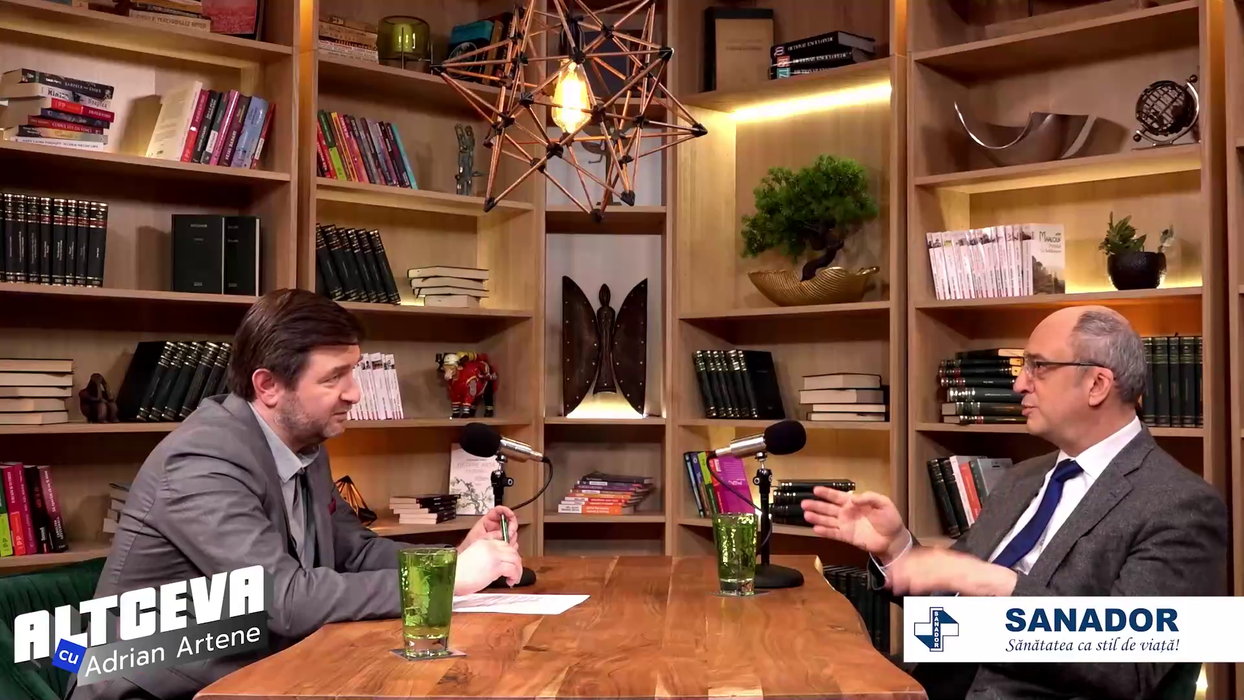 Podcastul poate fi urmărit integral pe canalul de YouTube ”ALTCEVA cu Adrian Artene” / (Sursa: Captură video)
