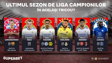 Ultimul sezon de Liga Campionilor în același tricou? Fotbaliștii despre care se zvonește că vor pleca de la actuala echipă