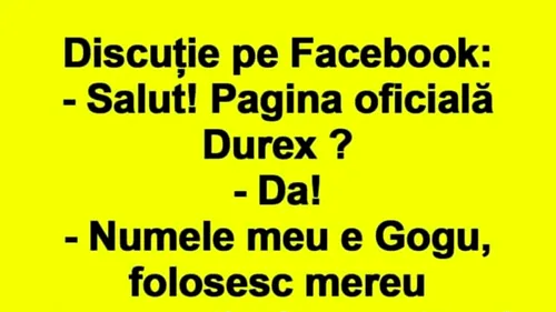 BANCUL ZILEI | Gogu și pagina oficială Durex