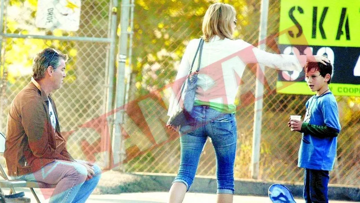 Pierce Brosnan isi invata baiatul sa agate