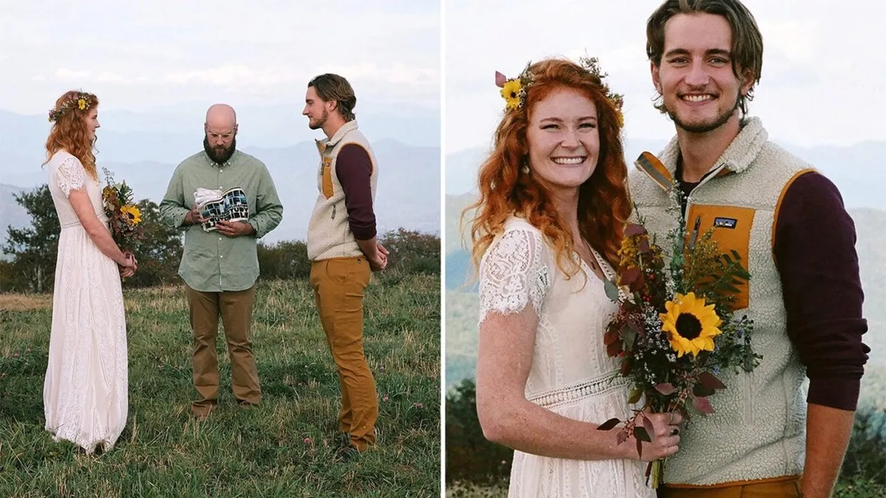 Acești miri au plătit doar 600$ (2.700 lei) pentru nunta lor. Ce au mâncat invitații și cât a costat rochia de mireasă