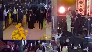 Surpriza serii a venit de la Betty Salam! Fiica ”Regelui” s-a urcat pe scenă și le-a oferit mirilor un moment emoționant!