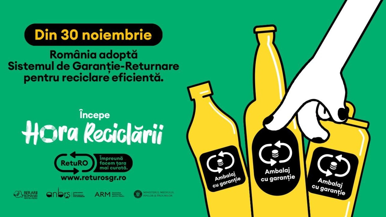 RetuRO extinde rețeaua Sistemului de Garanție-Returnare (SGR) cu a treia fabrică aflată în județul Bacău, creând 70 de noi locuri de muncă ecologice