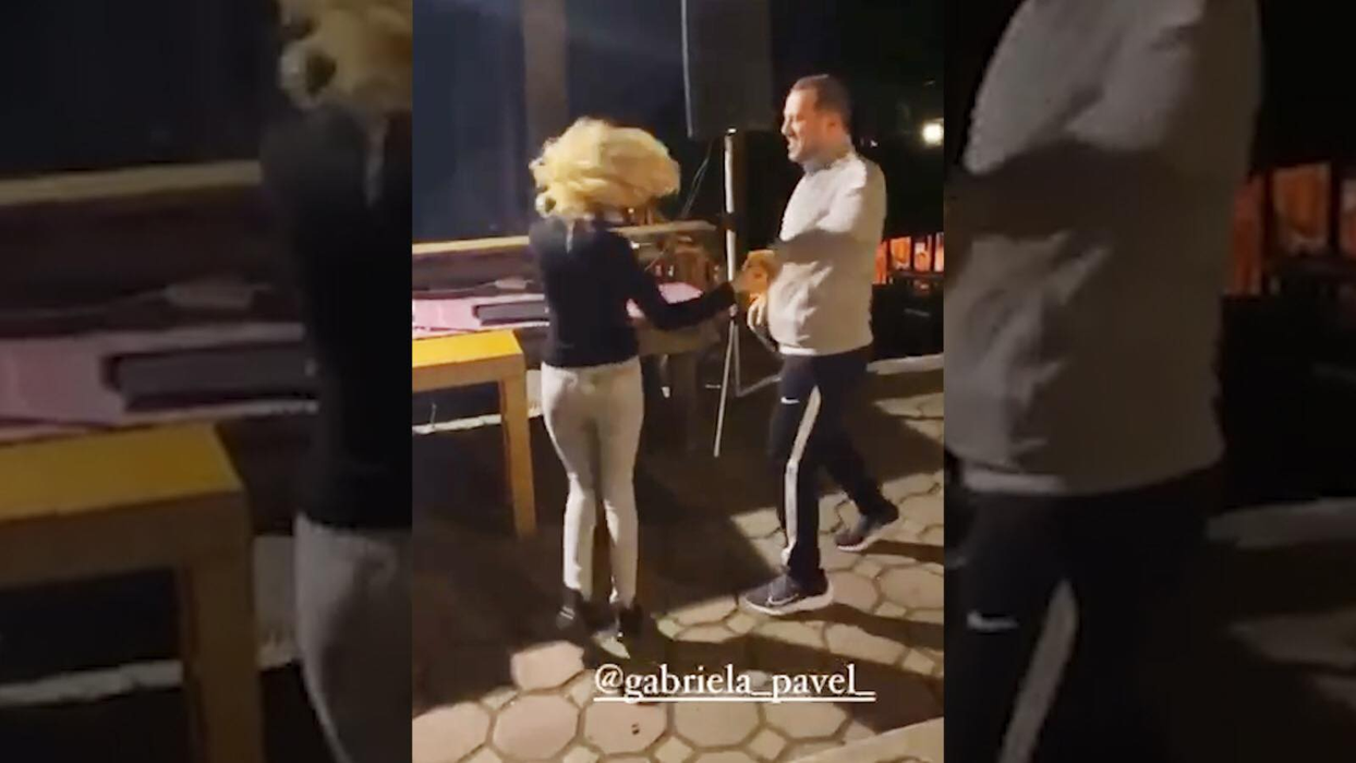 Vasile Geambazi a moștenit talentul de dansator de la Gigi Becali