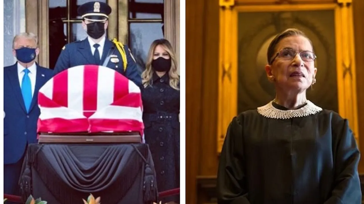 Melania și Donald Trump, în doliu după moartea judecătoarei Ruth Bader Ginsburg. Mesajul emoționant publicat de Prima Doamnă a SUA