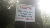 Un mesaj legat de un blestem a devenit viral! Oamenii nu ştiu ce să creadă despre istoria locului