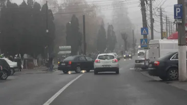 Trafic ingreunat de ceata pe DN1! Circulatia se desfasoara cu dificultate