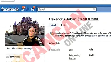 A intrat pe net imediat dupa inmormantare