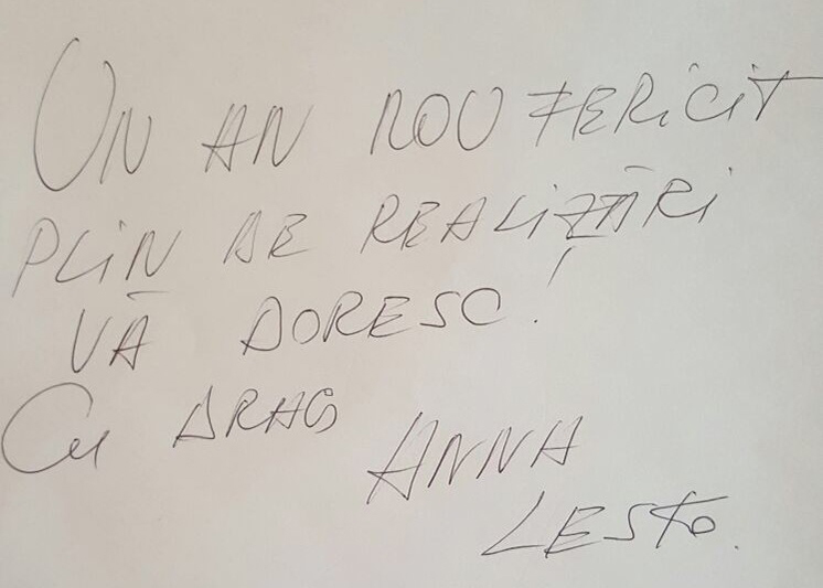 Mesajul transmis de Anna Lesko