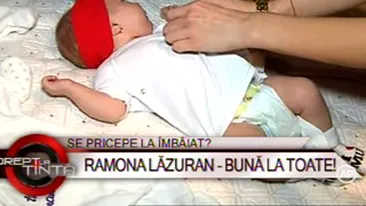 VIDEO Ramona Lazuran este o mamica aproape perfecta! Fac de toate pana face c**a