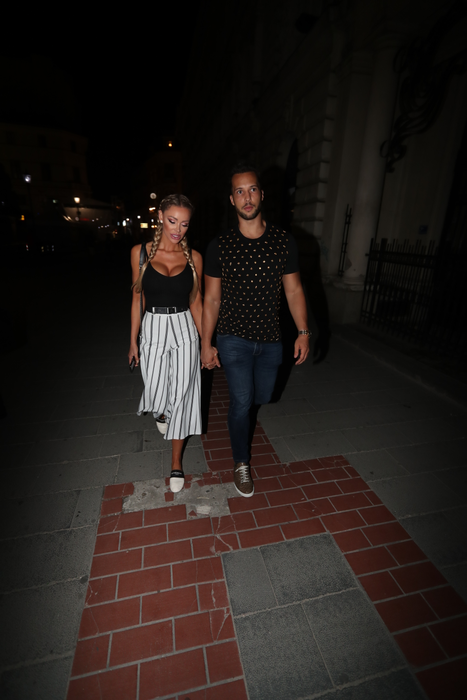 Bianca Drăgușanu și Tristan Tate au petrecut o seară agreabilă în oraș