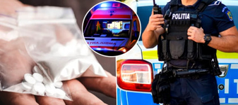 Un polițist drogat a fost luat cu ambulanța de la o petrecere deocheată, după ce familia îl dăduse dispărut