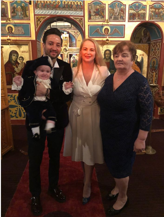 Galerie foto. Delia Antal și-a botezat băiețelul! O cântăteață cunoscută și un om de afaceri au fost nași: ”De mult mi-a zis că…”
