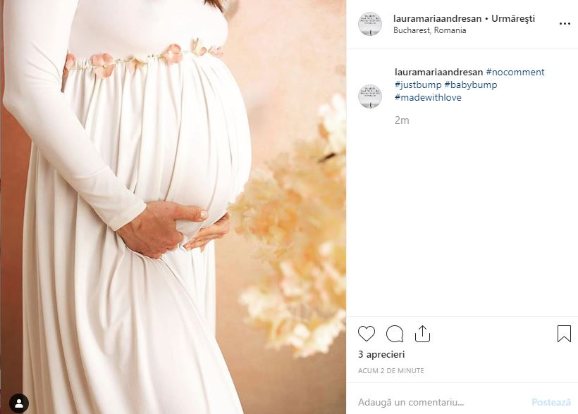Laura Andreșan este însărcinată. Prima poză cu burtica iubitei lui Grasu XXL, după ce a ținut totul secret