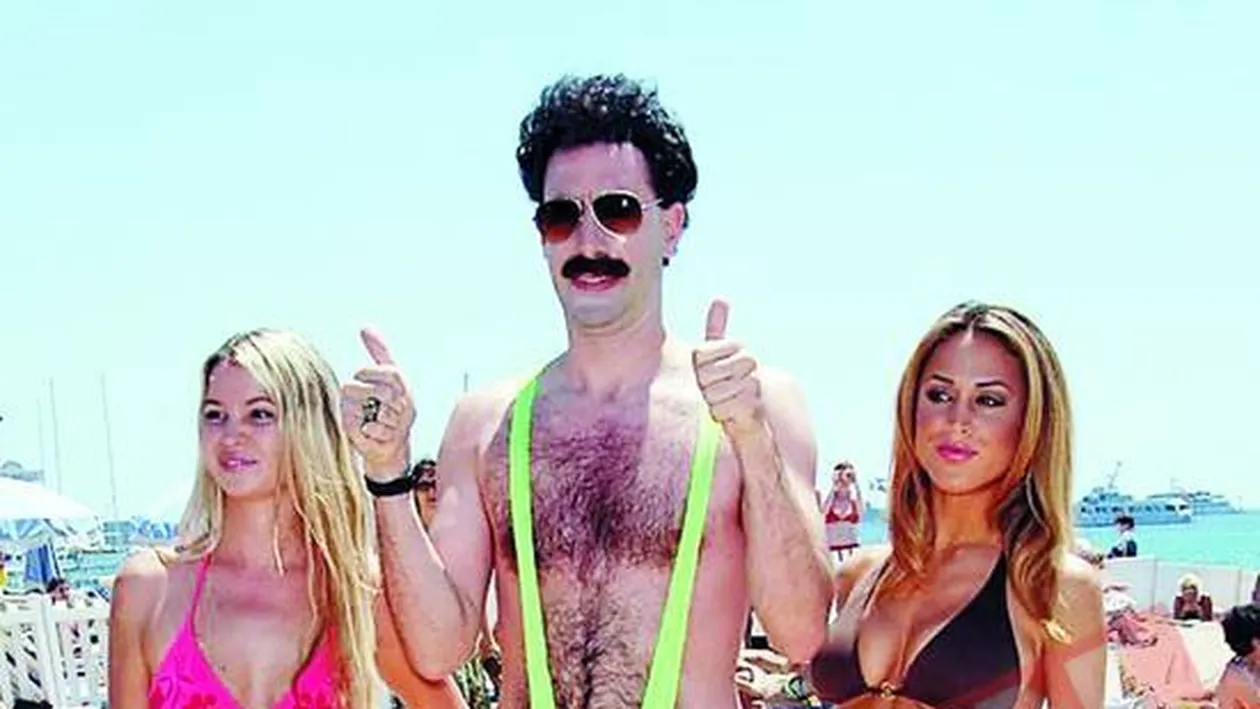 Borat il ironizeaza pe Iisus