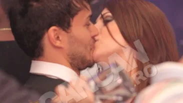 Dony, sarut fierbinte cu sotia, in club