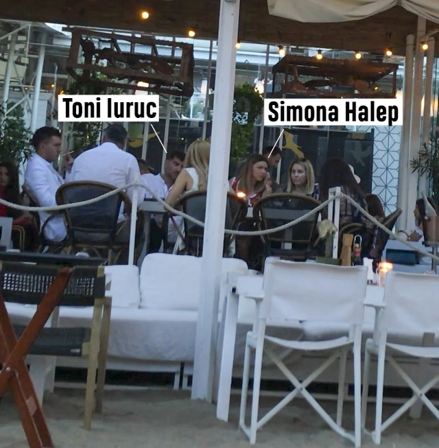 Simona Halep și Toni Iuruc, împreună la terasă